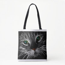 Fractal Cat Face Bolsa