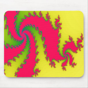 Fractal chinês Mousepad do dragão do ano novo