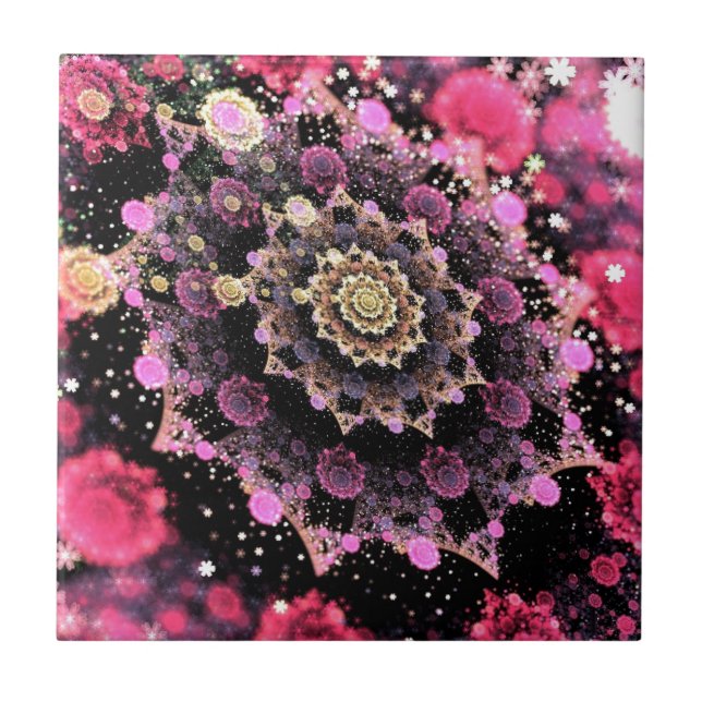 Fractal Cósmico Rosa (Frente)