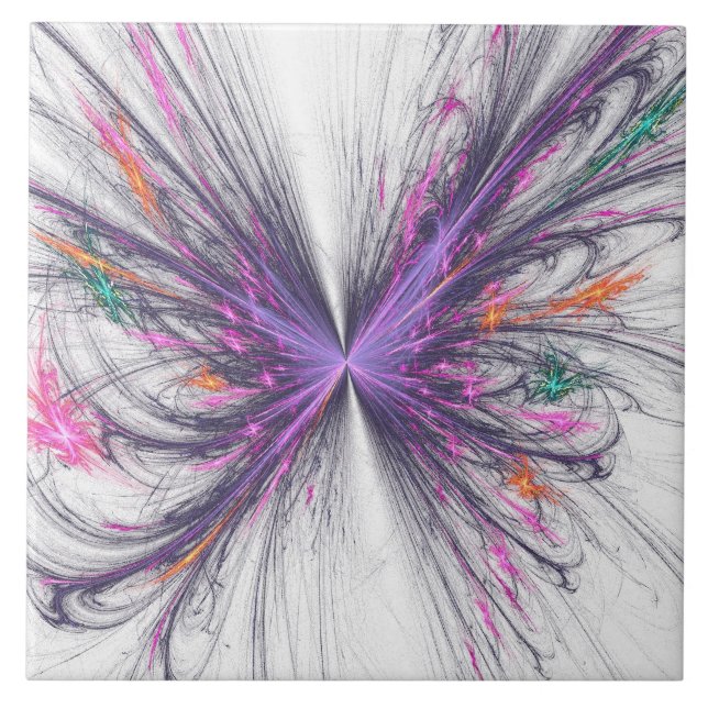 Fractal de borboleta elegante (Frente)