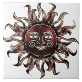 Fractal de bronze de Sun