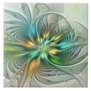 Fractal de Flor Moderna de Fantasy Abstrato