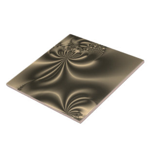 Fractal de Fluxo Dourado Antiquado