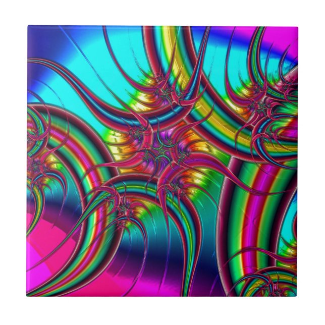 Fractal de néon (Frente)