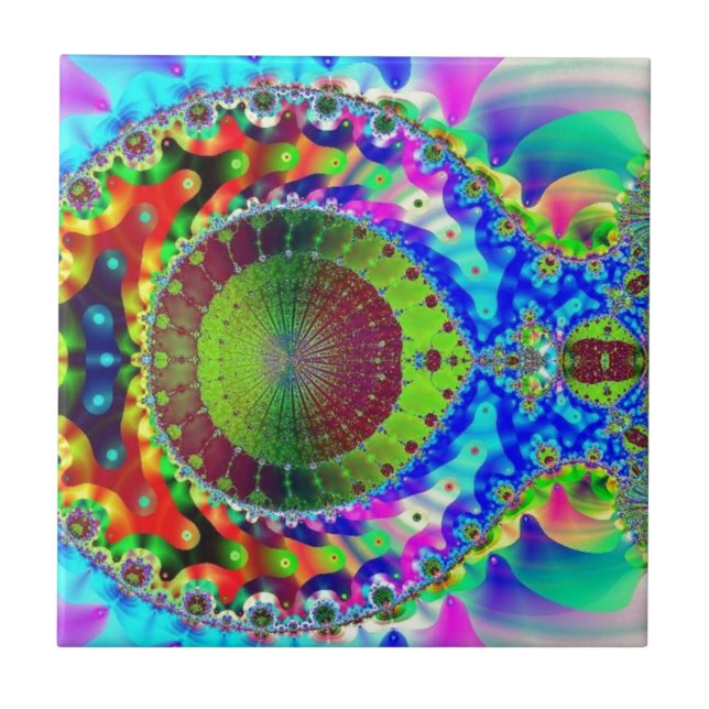 Fractal de néon psicadélico (Frente)