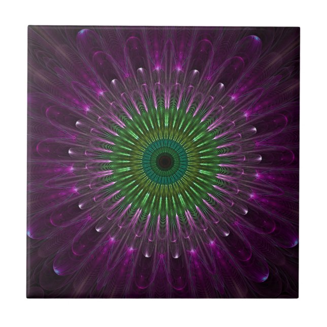 Fractal de Olhos Roxos (Frente)