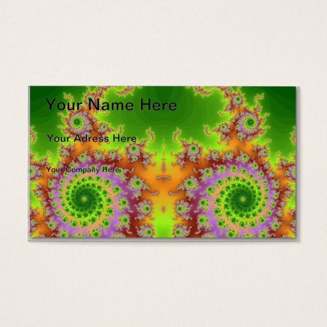 Fractal de Olhos Verdes (Frente)