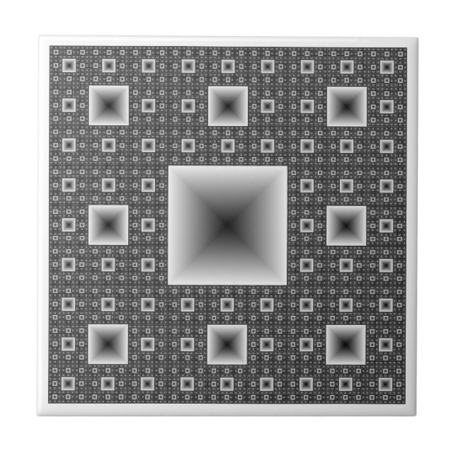 Fractal do tapete de Sierpiński (Frente)