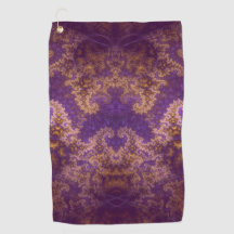 Fractal Dourado e Roxo