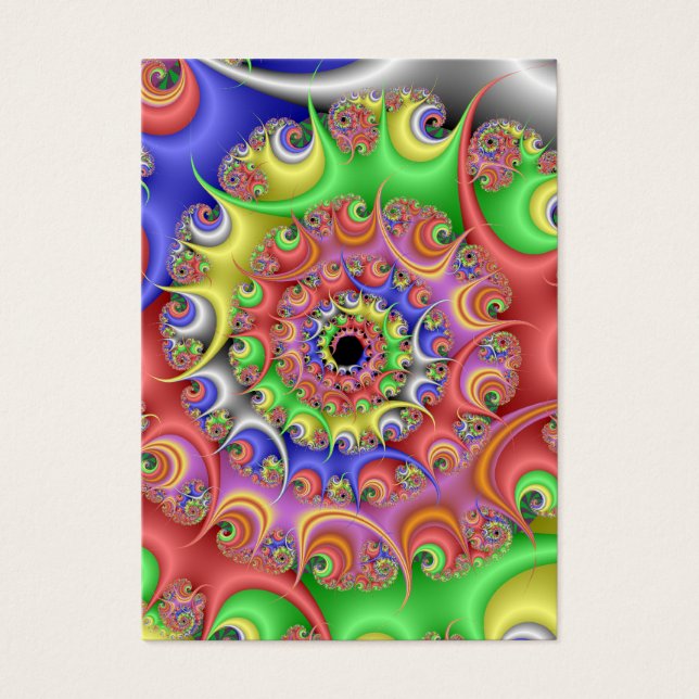 Fractal Espiral De Ovos De Páscoa (Frente)
