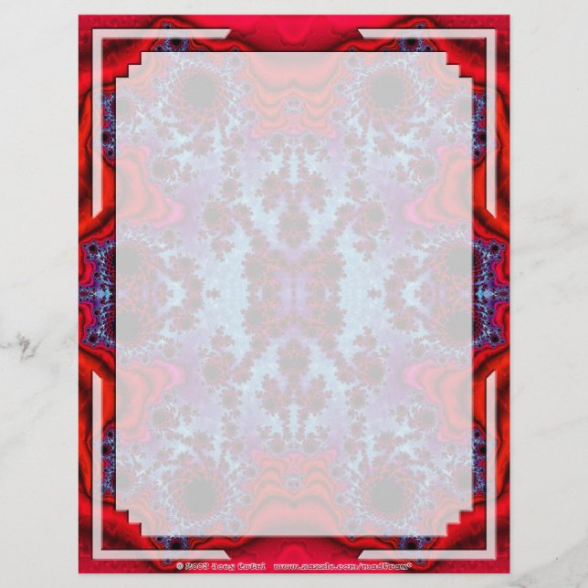 Fractal FS~12 Letterhead Personalizada 03 - 8,5" x (Frente)