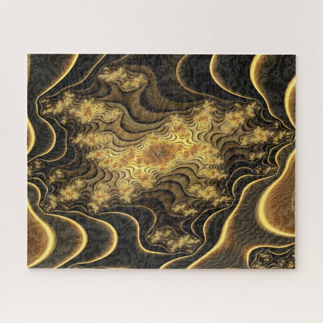 Fractal Jigsee Quebra-cabeça (Horizontal)