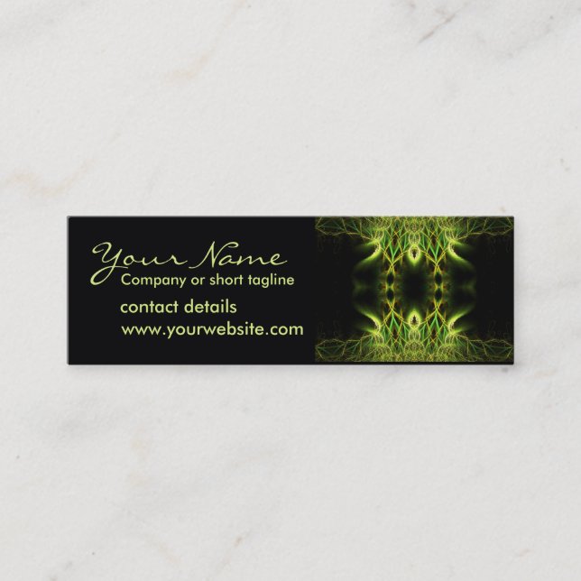 Fractal Lotus Cartão de visita (Frente)