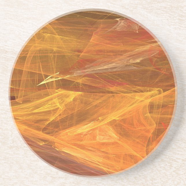 Fractal Marble Grunge Series-13 — Porta copos 1 da (Frente)