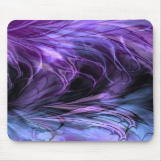Fractal Mousepad roxo de mármore