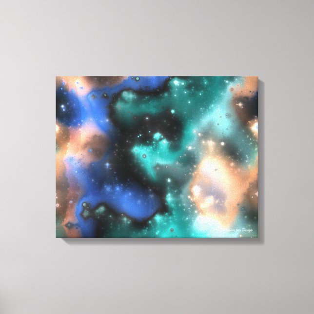 Fractal Nebulae 2 Canvas (Frente)