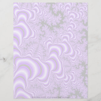 Fractal S~01 Letterhead Personalizada 02 - 8,5" x 