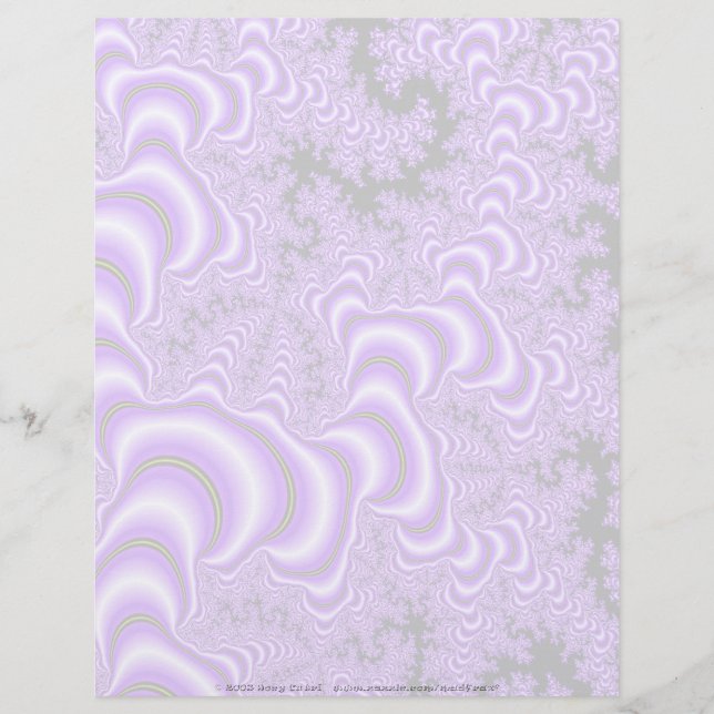 Fractal S~01 Letterhead Personalizada 02 - 8,5" x  (Frente)
