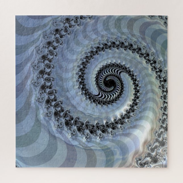 Fractal Spiral Elegance Jigsee Quebra-cabeça (Vertical)