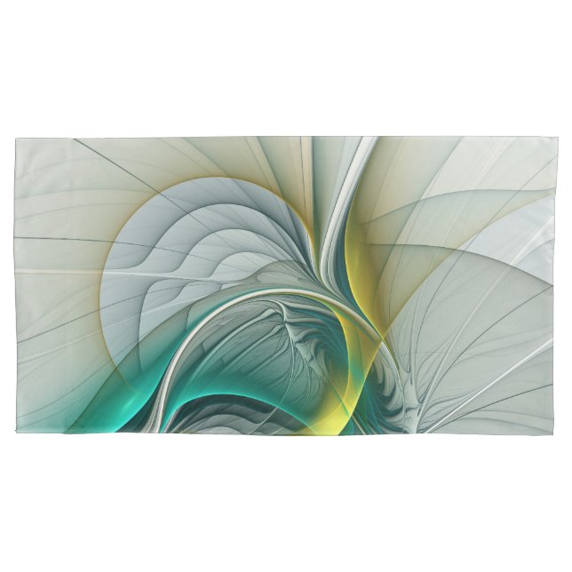 Fractal Teal De Turquoise Com Ouro Hipnótico (Frente)