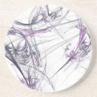 Fractal Web Series-2 — Porta copos branca roxa 1 d