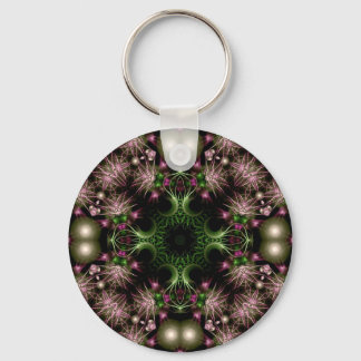 Fractal Wreath Chaveiro