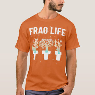 Frag Life Coral Sal Água Coral Camisa Presente de