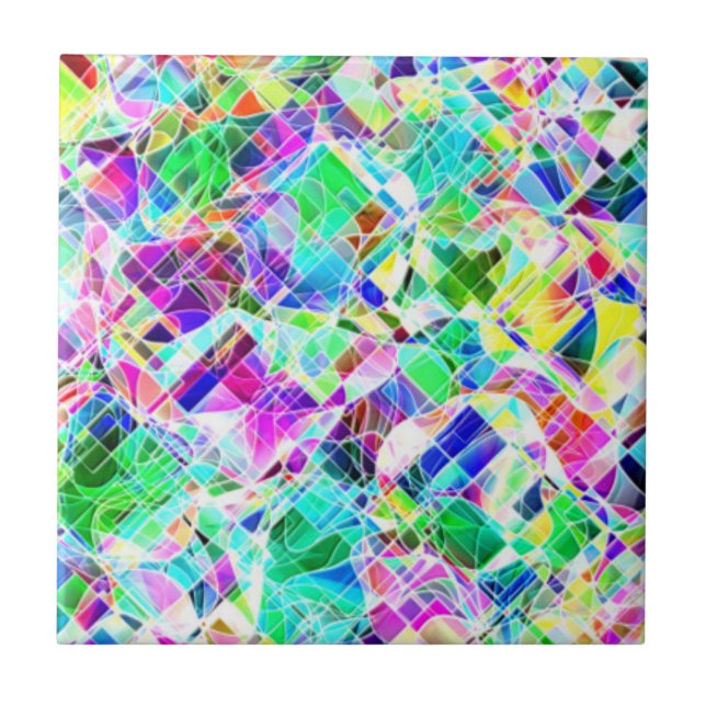 Fragmentos coloridos, design (Frente)