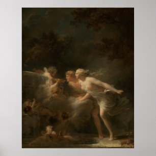 Fragonard The Source French Rococo Art Impressão