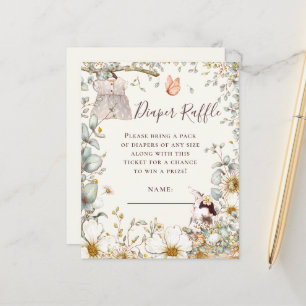 Fralda Coelhinha Raffle Chá Bebê