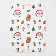 Biscoitos de Natal com pano