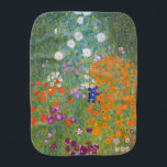 Fralda De Boca Gustav Klimt Flower Garden Cottage Nature<br><div class="desc">Uma bela pintura de jardim - esta é uma pintura clássica de Gustav Klimt,  chamada Jardim de Algodão,  ou Jardim Bauergarten,  1907,  que é um close up de um jardim floral,  uma pintura floral colorida.</div>