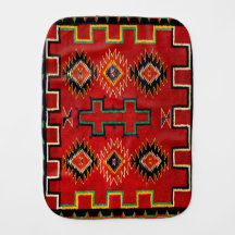 NAVAJO INDIAN 1890 SADDLE BLANKET
