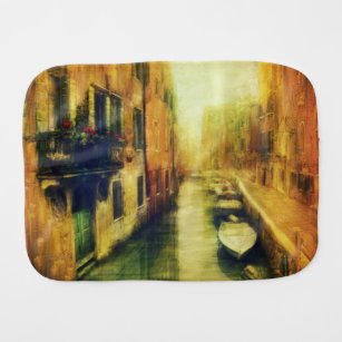 Fralda De Boca Pintura do Canal de Veneza