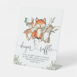 Fralda de Chá de fraldas da Floresta de Animais da