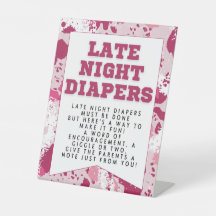 Fralda de Decorações do Partido Camo Rosa