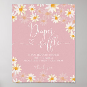 Fralda de flor selvagem Raffle Poster