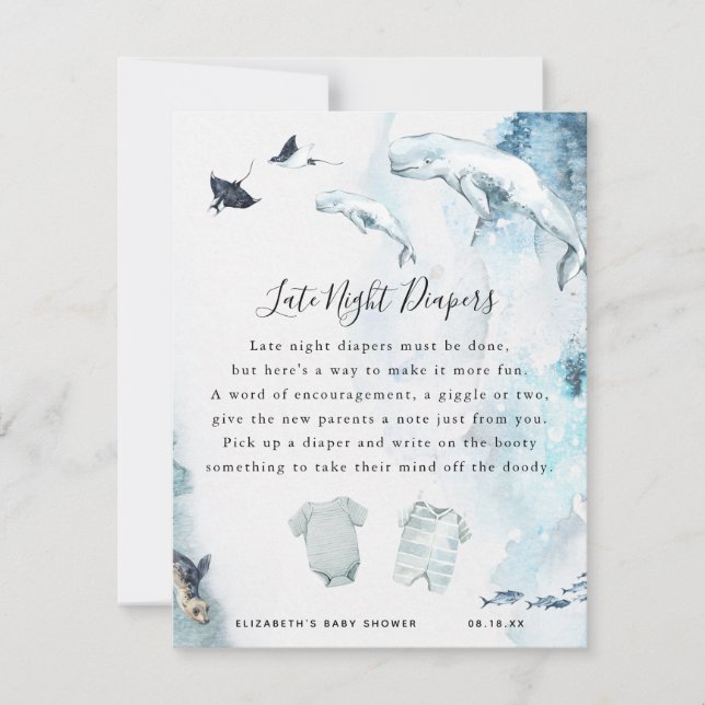 Fraldas Noturnas | Jogo Chá de fraldas (Frente)