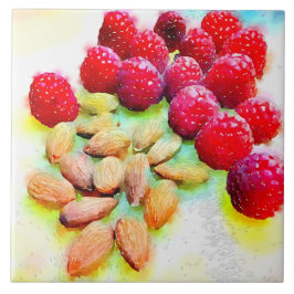 Framboesas e amêndoas
