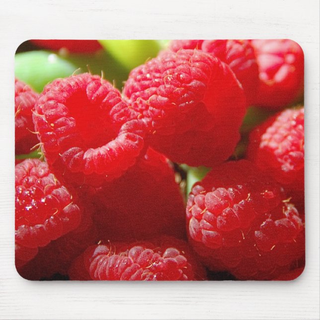 Framboesas gigantes Mousepad (Frente)