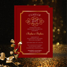 Frame Red Formandos Party Elegante