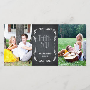 Framing Deixa Casamento Obrigado Cartões