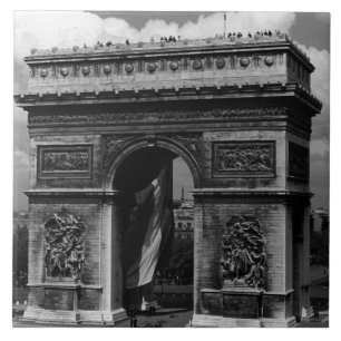 França Antiga Paris Arco do Triunfo Place Etoile