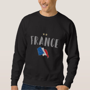 França Futebol Fan Camisa Bandeira Francesa