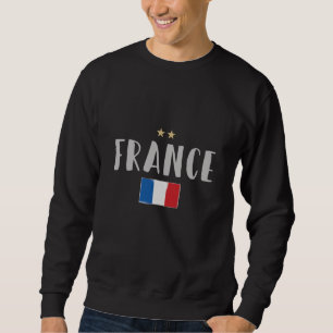França Futebol Fan Camisa Bandeira Francesa