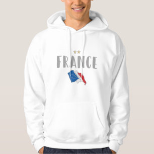 França Futebol Fan Camisa Bandeira Francesa