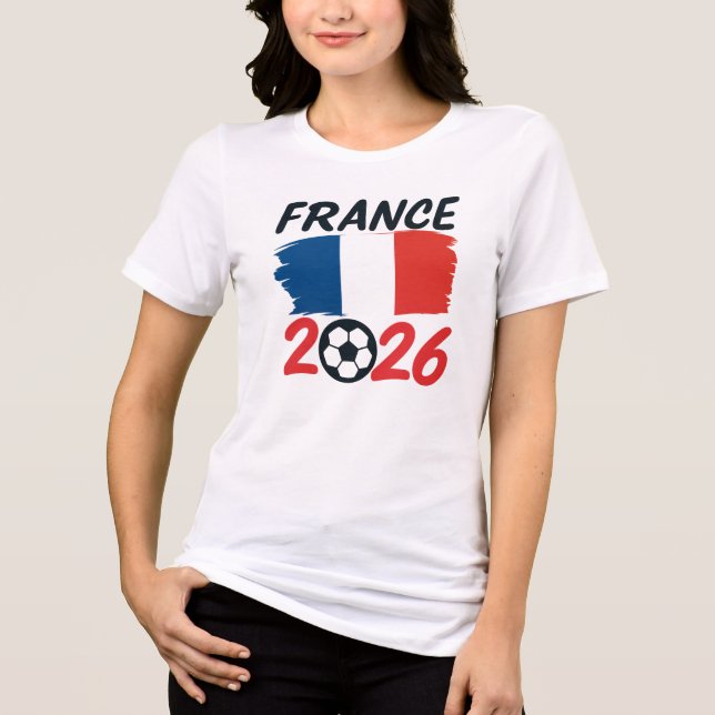 France 2026 Soccer Fan Design Flag Colors (Frente)