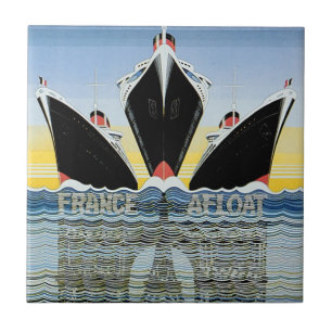France Afloat - Poster da linha francesa