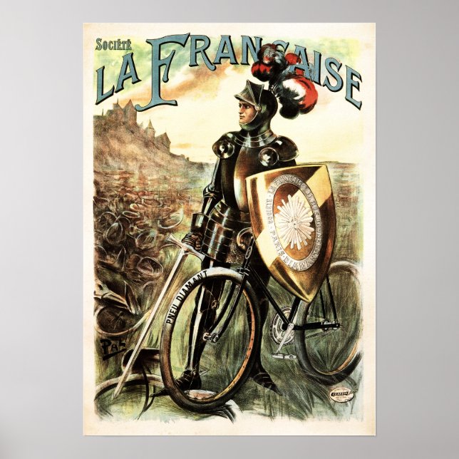 France La Francaise Cycle Poster (Frente)