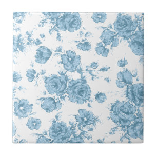 Francês azul gasto Toile